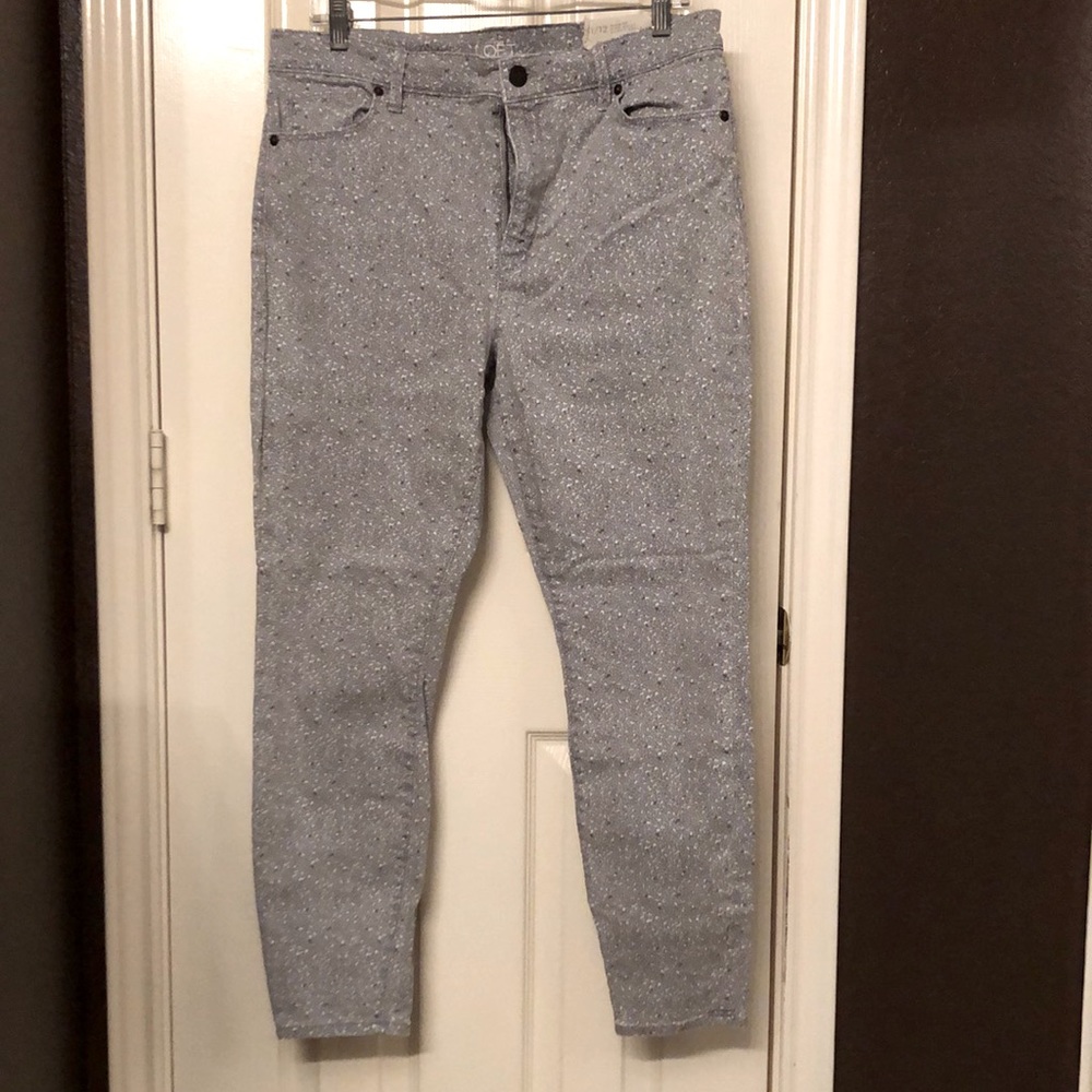 LOFT Pants, Modern Skinny, Floral Pattern, 31/12